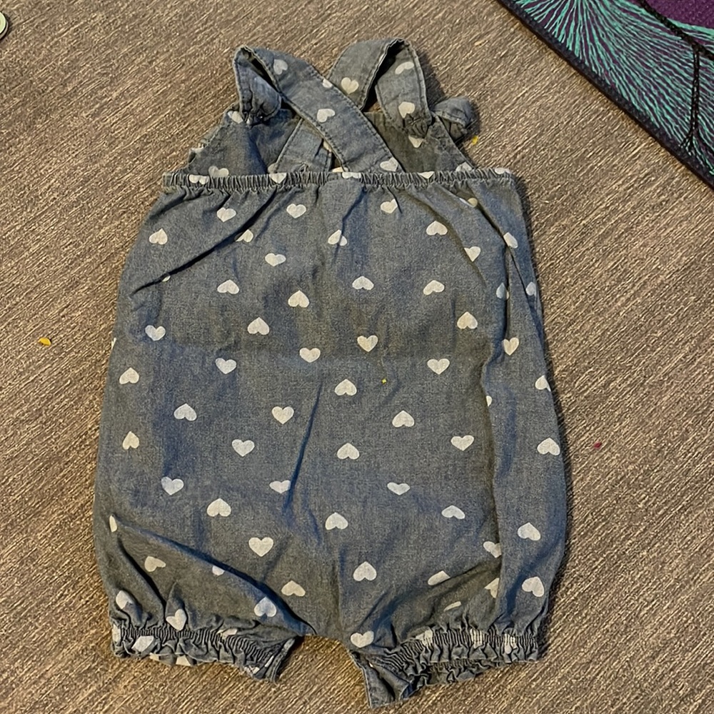 Set of 3 overall rompers size 12M - Picture 7 of 7